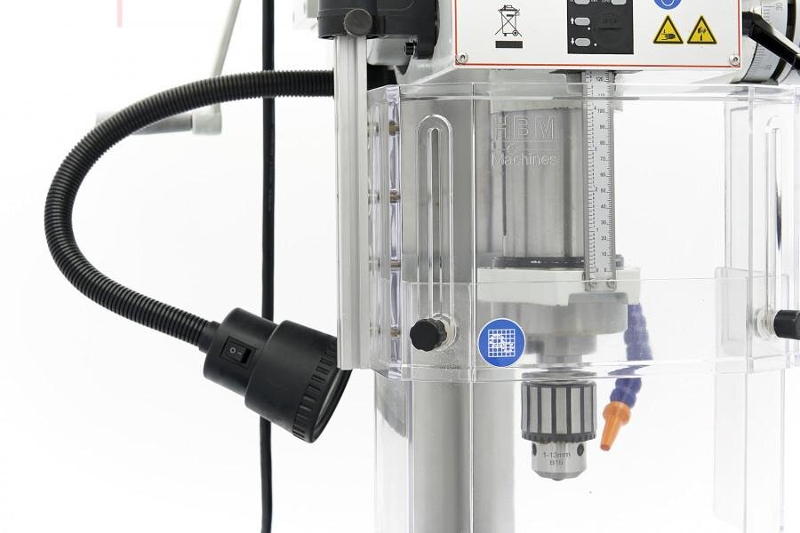 HBM 40 H Bohrmaschine, Gewindeschneidmaschine, Fräsmaschine Deluxe Komplett