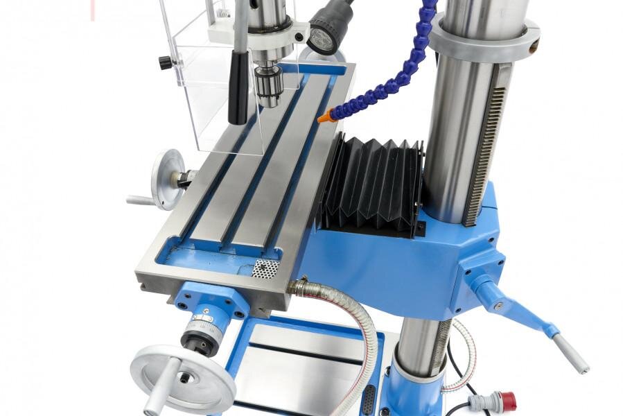 HBM 40 H Bohrmaschine, Gewindeschneidmaschine, Fräsmaschine Deluxe Komplett