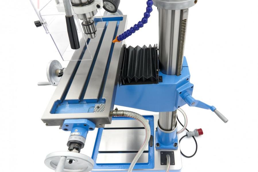 HBM 40 H Bohrmaschine, Gewindeschneidmaschine, Fräsmaschine Deluxe Komplett