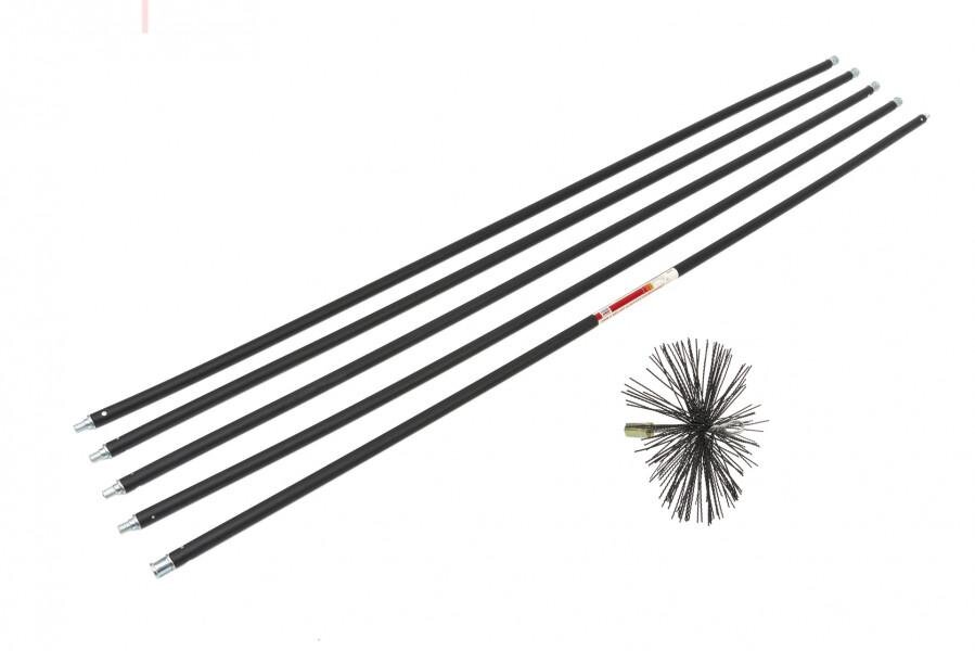 HBM 6-delt skorsteinsfeiesett opp til 7 meter