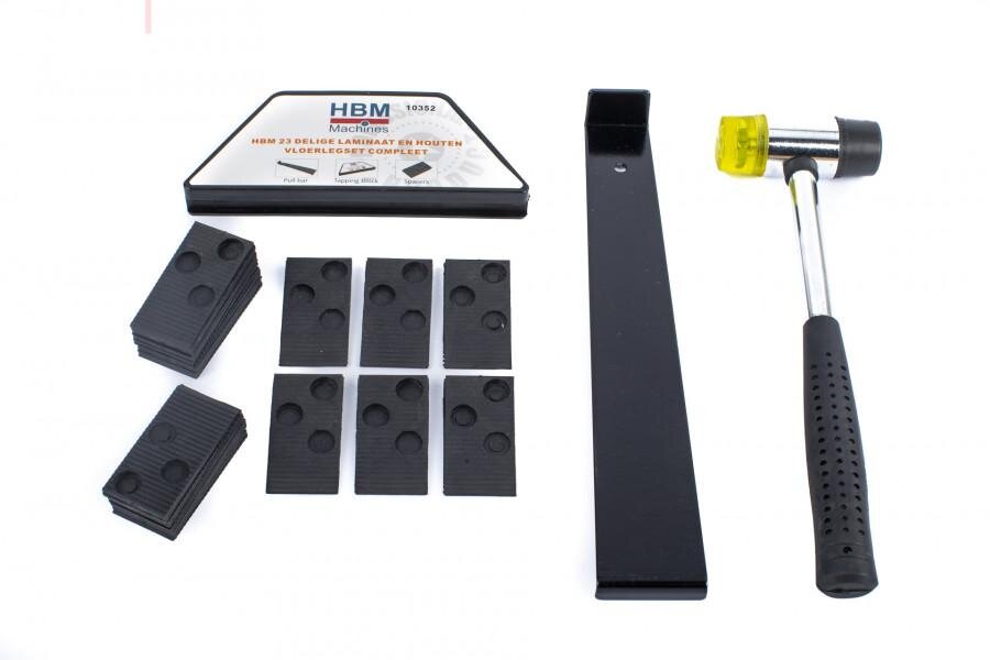 HBM 23-teiliges Laminat- und Holzbodenset komplett