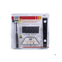 HBM 23-teiliges Laminat- und Holzbodenset komplett