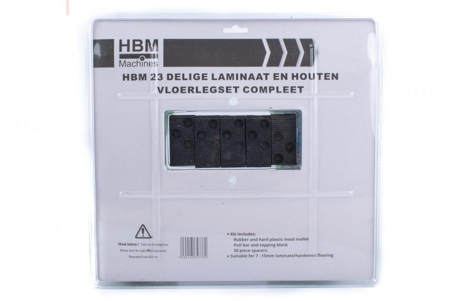 HBM 23-teiliges Laminat- und Holzbodenset komplett