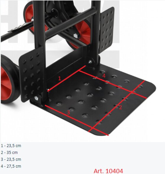 HBM 300 kg Klappsackkarre für Treppen
