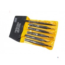 HBM Professional 6-teiliges antimagnetisches Pinzettenset aus Edelstahl