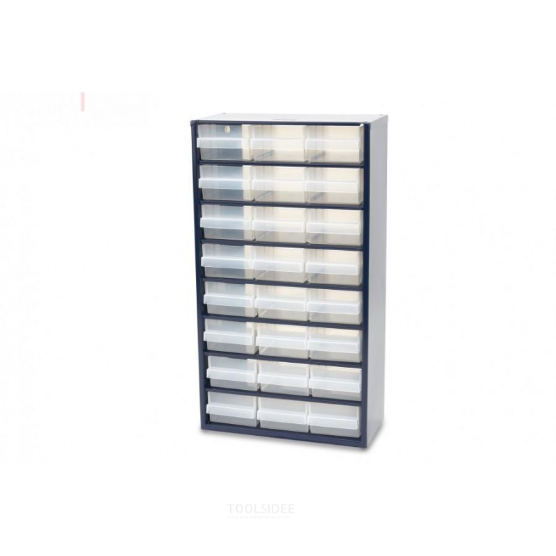 Raaco 137409 Kommode med 24 skuffer - 552 x 306 x 150 mm.