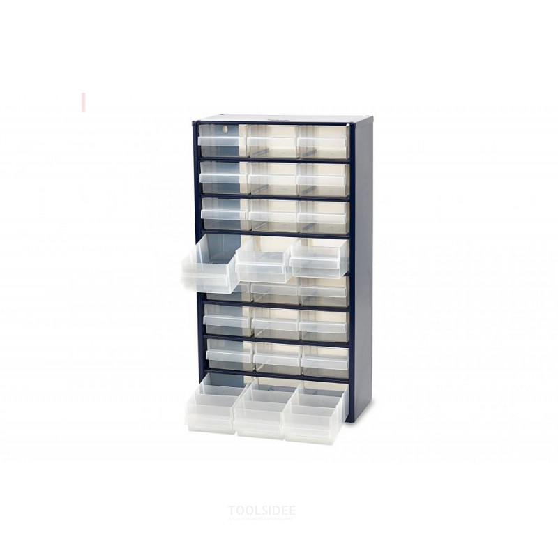 Raaco 137409 Kommode med 24 skuffer - 552 x 306 x 150 mm.