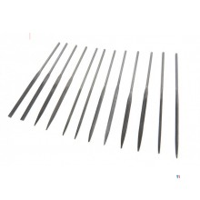 HBM 19-teiliges professionelles Feilenset mit rutschfestem Softgrip-Griff im stabilen Aufbewahrungskoffer