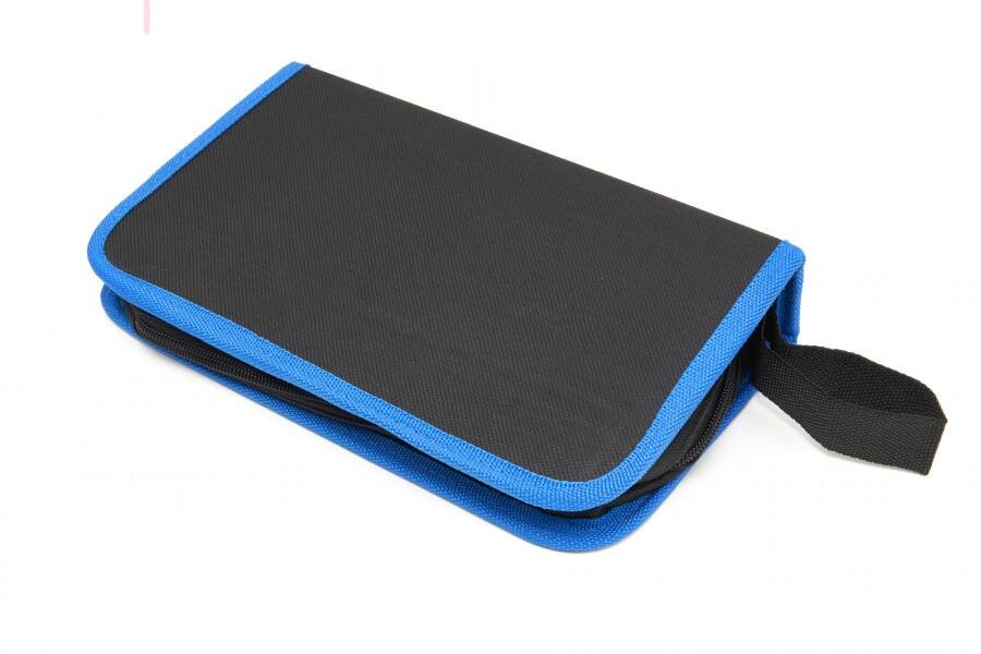 HBM 19-teiliges professionelles Feilenset mit rutschfestem Softgrip-Griff im stabilen Aufbewahrungskoffer