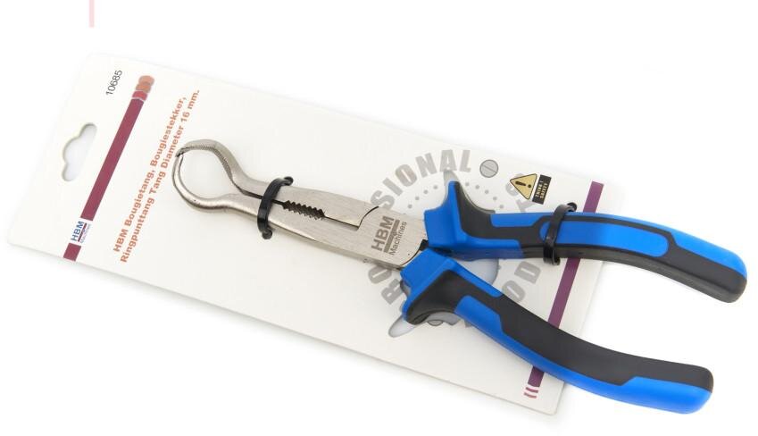 HBM Zündkerzenzange, Zündkerzenstecker, Ringspitzzange Zangendurchmesser 16 mm.