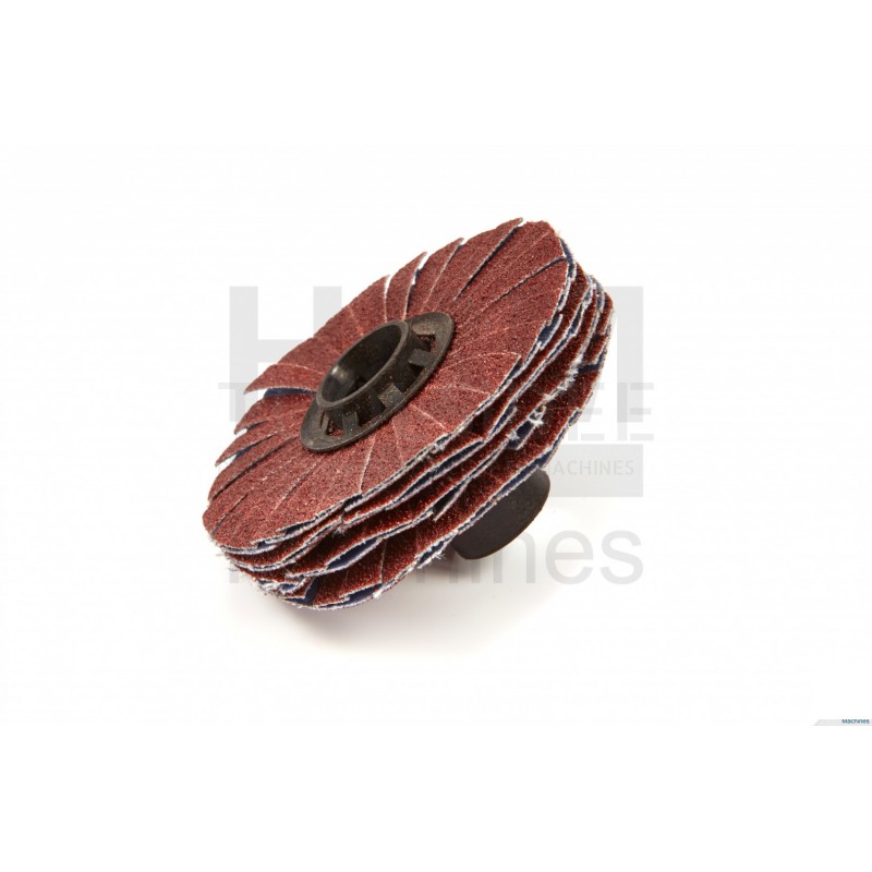 Format Ventaglio Levigatrice 60 X 30 Mm, Grana K120, Gambo 6 Mm, Per Acciaio, Legno E Plastica