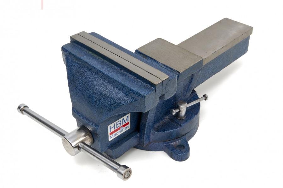 HBM Profi 150 mm Schraubstock mit Drehfuß