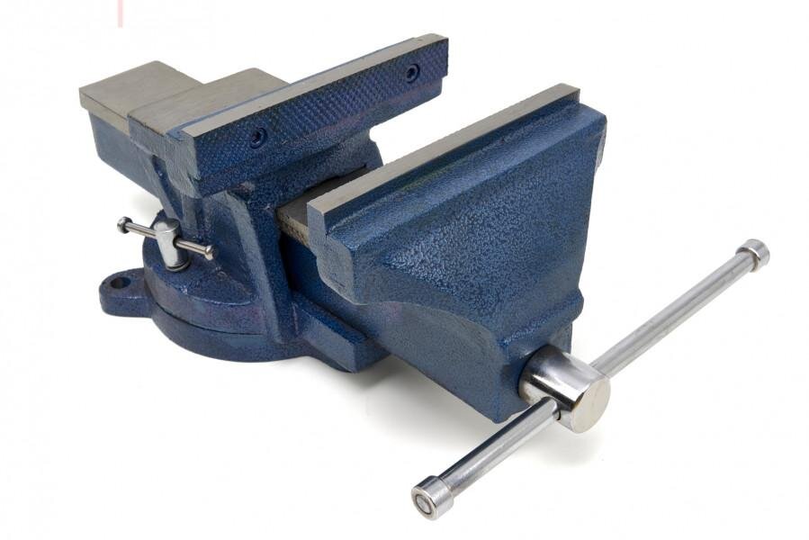 HBM Profi 150 mm Schraubstock mit Drehfuß