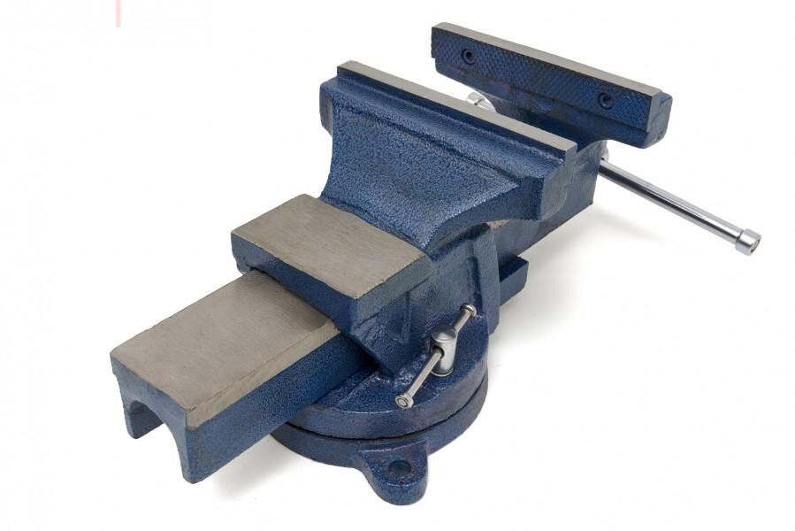 HBM Profi 150 mm Schraubstock mit Drehfuß