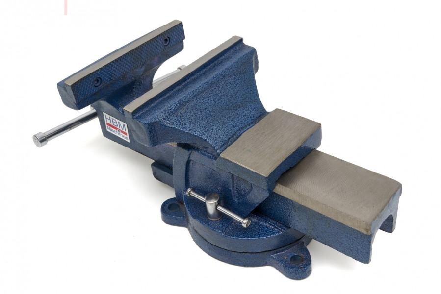 HBM Profi 150 mm Schraubstock mit Drehfuß