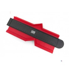 HBM 180 x 130 x 21 mm Professionelle Magnetprofillehre mit Schloss