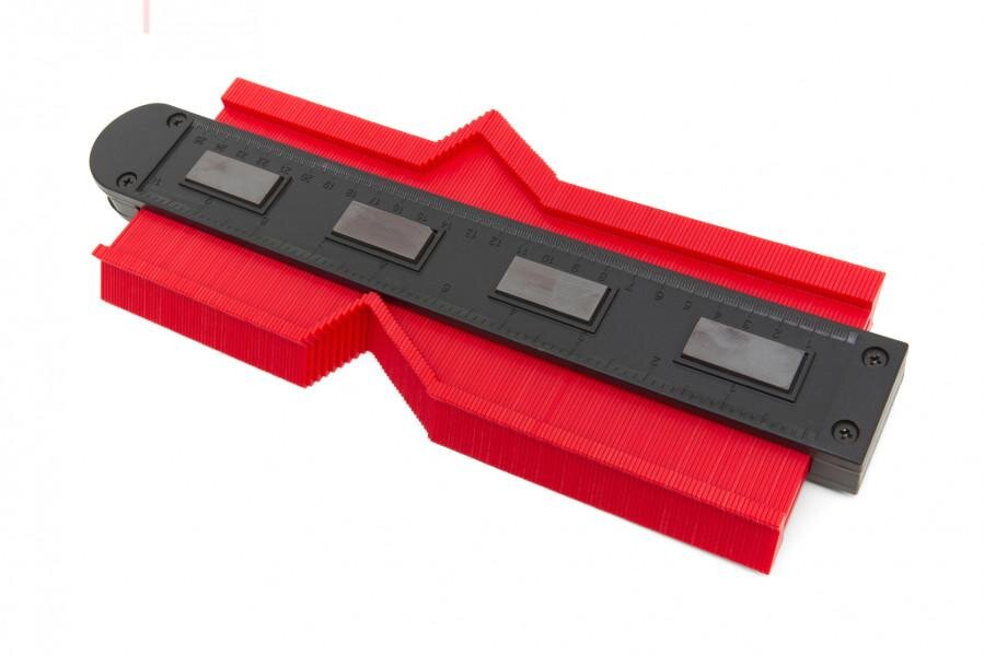 HBM 180 x 130 x 21 mm Professionelle Magnetprofillehre mit Schloss