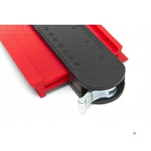 HBM 180 x 130 x 21 mm Professionelle Magnetprofillehre mit Schloss