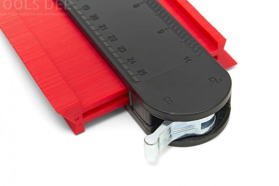 HBM 180 x 130 x 21 mm Professionelle Magnetprofillehre mit Schloss