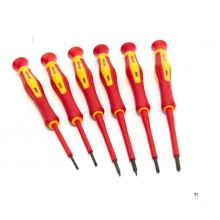 HBM Professional 6-delt VDE præcisionsskruetrækkersæt