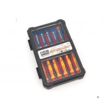 HBM Professional 6-delt VDE præcisionsskruetrækkersæt