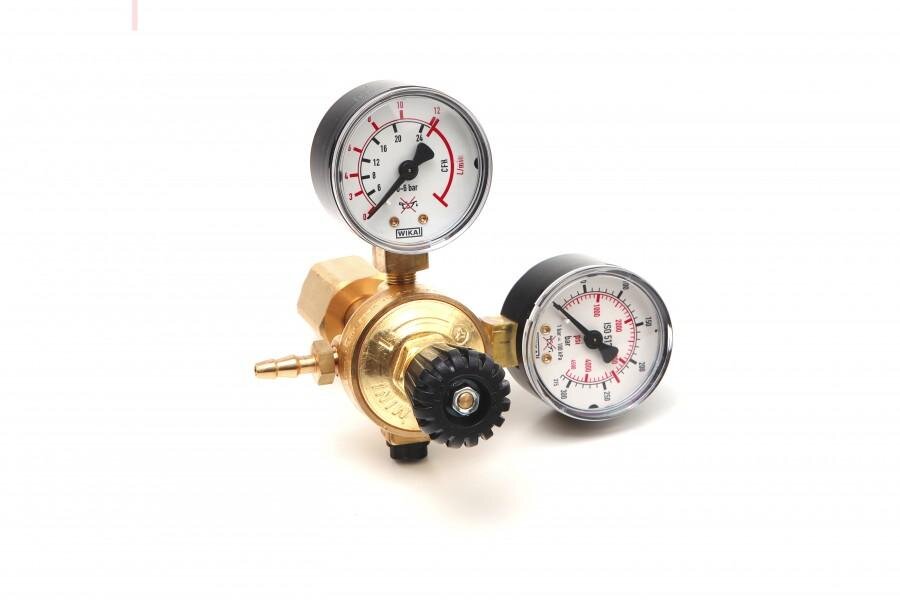 HBM Druckminderer inklusive Doppelmanometer HBM Druckminderer inklusive Doppelmanometer