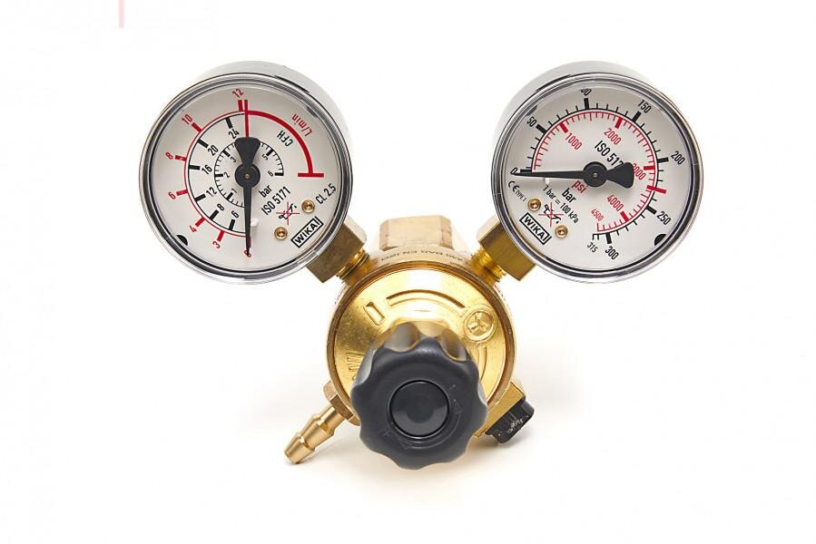 HBM Druckminderer inklusive Doppelmanometer HBM Druckminderer inklusive Doppelmanometer