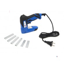 HBM Elektrotacker inklusive 400 Klammern und 100 Nägeln