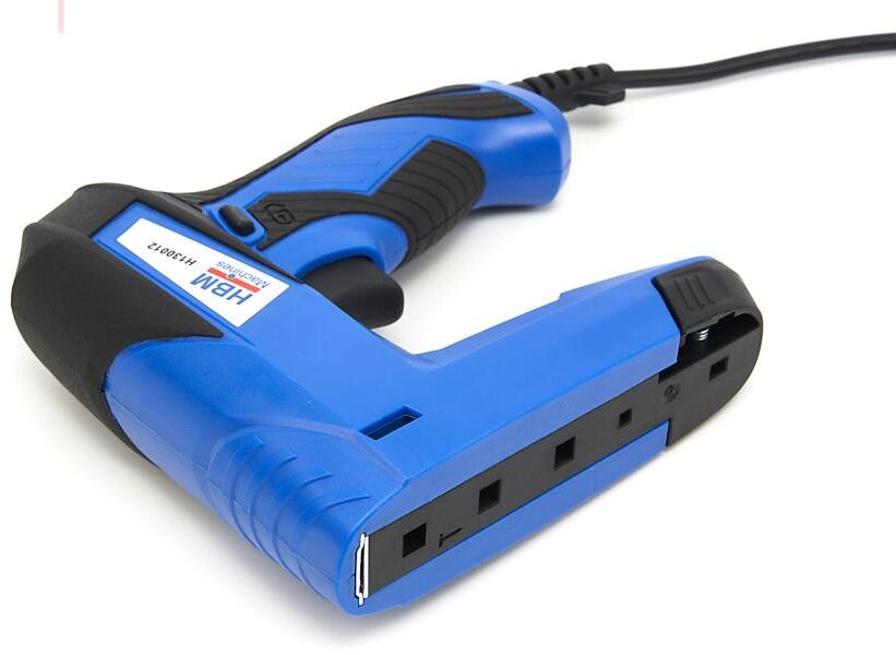HBM Elektrotacker inklusive 400 Klammern und 100 Nägeln