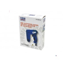 HBM Elektrotacker inklusive 400 Klammern und 100 Nägeln