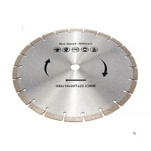 HBM 300 mm Savklinge til HBM Professional 40 Volt 5,0 AH Li-ion Betonsav / Båndsav / Motorslibning