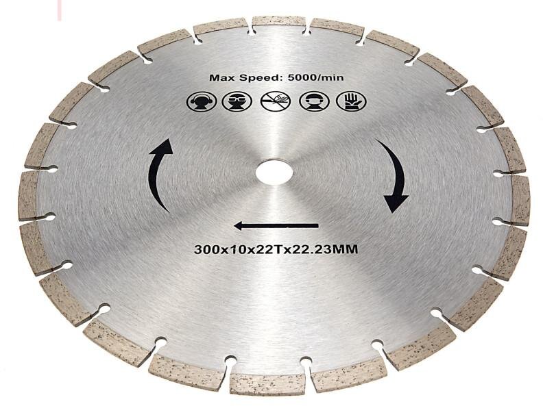 HBM 300 mm Savklinge til HBM Professional 40 Volt 5,0 AH Li-ion Betonsav / Båndsav / Motorslibning