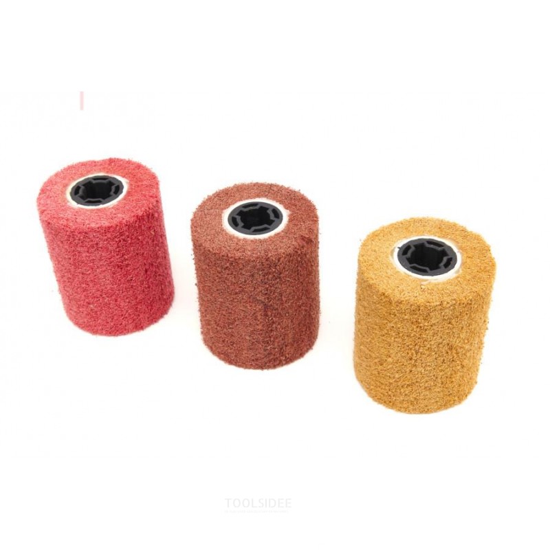 HBM Nylon Web Sanding Cylinder Grit 60 For Satin Finishing Machine 80 x 100 mm
