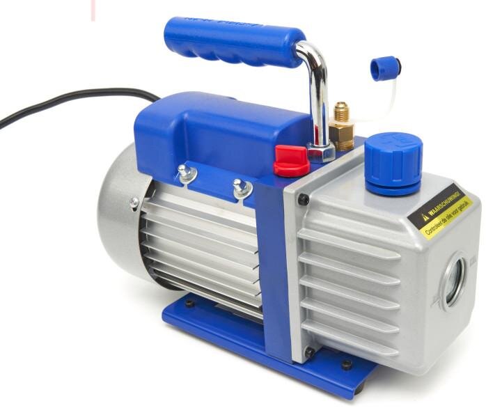 HBM Vakuumpumpe 1 trin med 2-fold manometersæt 85 liter pr. minut