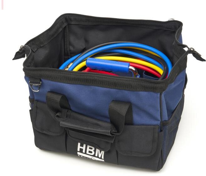 HBM Vakuumpumpe 1 trin med 2-fold manometersæt 85 liter pr. minut