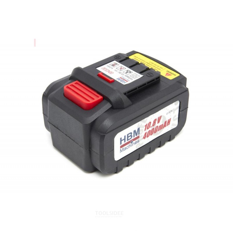 HBM-akku HBM Profi 10.8 V - 4400mAh flettemaskin sisältää 2 akkua