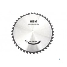 HBM 700 mm - 42-T Sagblad for HBM Professional Tiltsag / Vedsag 5,5 HK - 400 Volt HBM 700 mm - 42-T Sagblad for HBM Professional Tiltsag / Vedsag 5,5 HK - 400 Volt