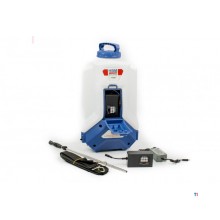 HBM 20 liters trykkstyrt ryggsekksprøyte / trykksprøyte på batteri 12-V / 8Ah inkludert 2 batterier