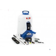 HBM 20 liters trykkstyrt ryggsekksprøyte / trykksprøyte på batteri 12-V / 8Ah inkludert 2 batterier