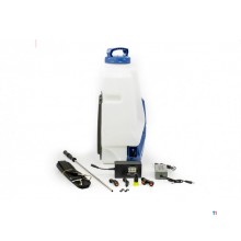 HBM 20 liters trykkstyrt ryggsekksprøyte / trykksprøyte på batteri 12-V / 8Ah inkludert 2 batterier