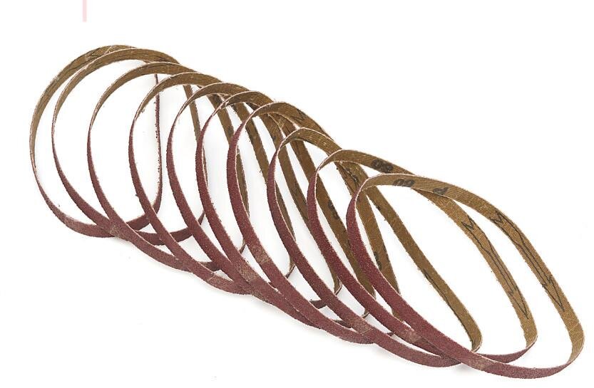 HBM 10-delt slipebåndsett 13 x 457 mm K80 for HBM Powerfile / Stripsliper / Båndsliper