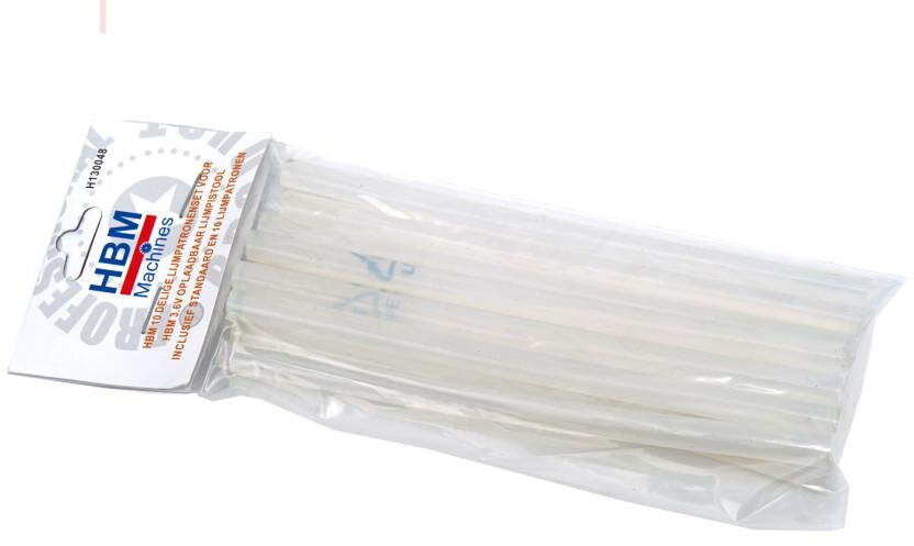 HBM 10 Piece Glue Cartridge Set for HBM 3.7V Rechargeable Glue Gun