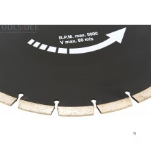 HBM 350 mm diamantsavklinge til HBM 350 mm professionel stensavmaskine - 2300W