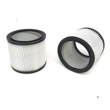 HBM Filterset für HBM 80 Liter 3000 W Profi-Edelstahl-Baustaubsauger mit 3 Motoren