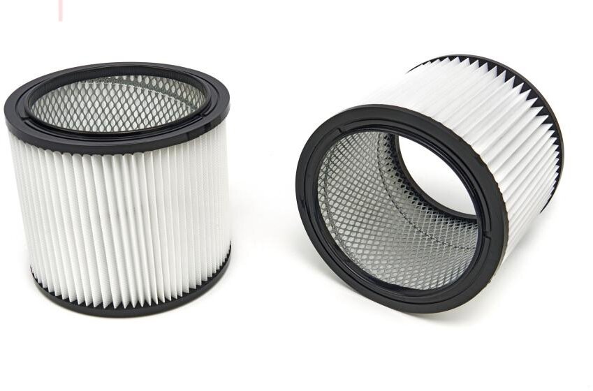 HBM Filterset für HBM 80 Liter 3000 W Profi-Edelstahl-Baustaubsauger mit 3 Motoren