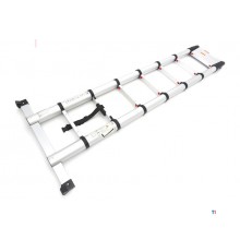 HBM Professional Teleskopstige – Aluminium – Maks. Arbejdshøjde 3,80 m