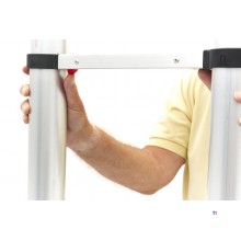 HBM Professional Teleskopstige – Aluminium – Maks. Arbejdshøjde 3,80 m