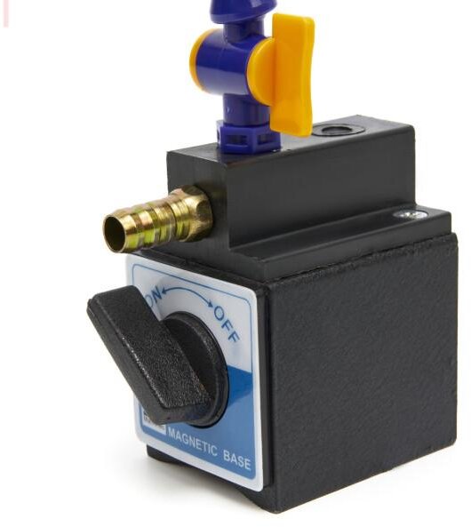 HBM Magneetvoet met 325 mm. Koelarm met Kraan