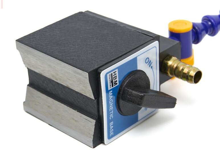 HBM Magneetvoet met 325 mm. Koelarm met Kraan