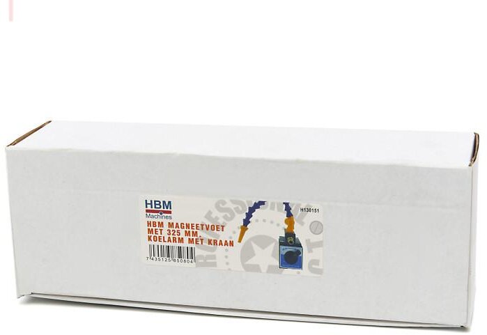 HBM Magneetvoet met 325 mm. Koelarm met Kraan